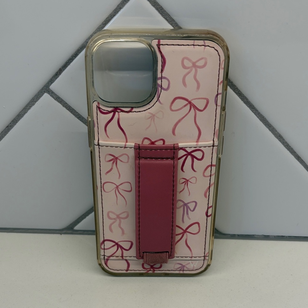 Pink Bow Pattern Phone Case